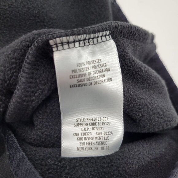 Spyder Men's Black and Grey Color Block Quarter Button Pullover Sweater Size M - Picture 11 of 12